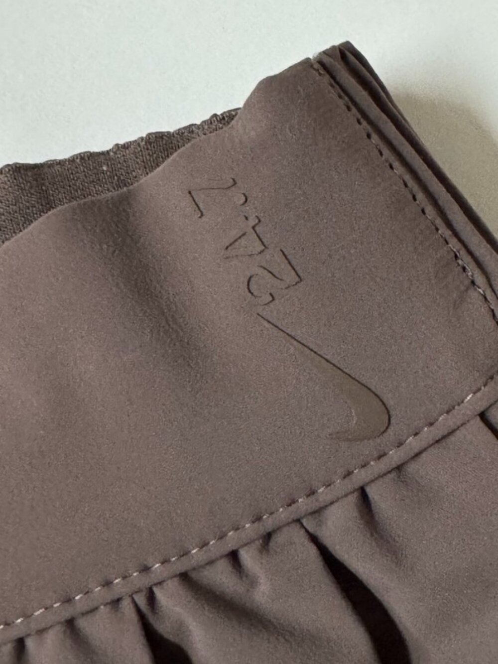 Nike 24.7 Womens S Pleated Skirt Brown HQ8153 Perfect Stretch Pleated Dri Fit - Picture 7 of 9